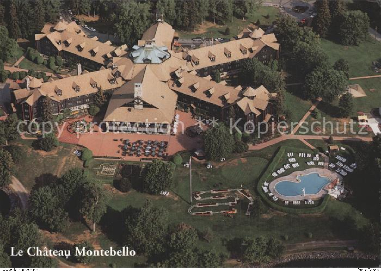 72375193 Quebec Le Chateau Montebello Vue Aerienne Quebec - Non Classés