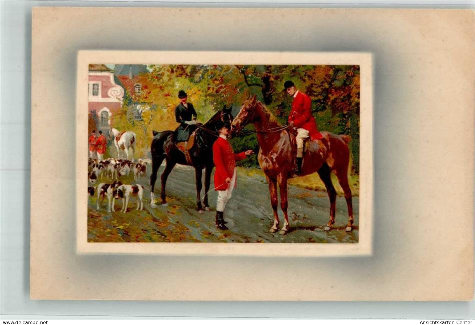 39802105 - Jagdhunde Pferde Meissner U. Buch Serie 1553 - Chasse