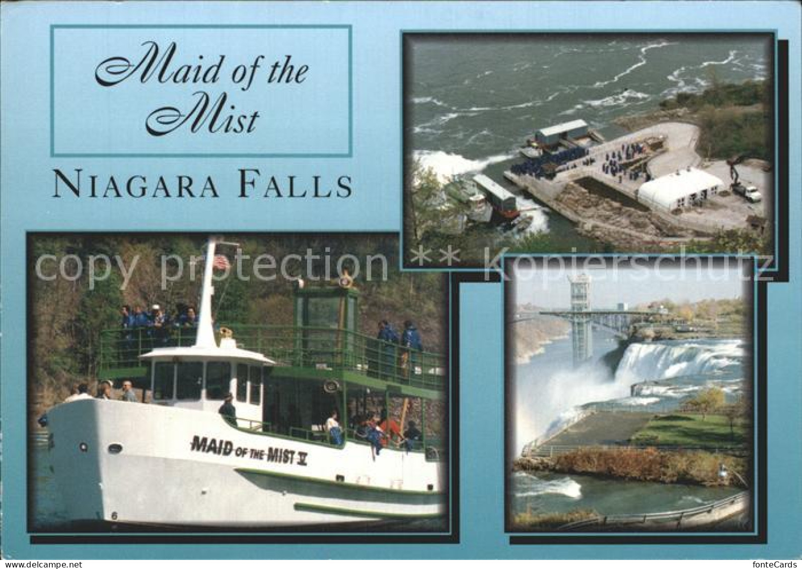 72371518 Niagara Falls Ontario Fliegeraufnahme Schiff Maid Of The Mist V.  - Non Classés