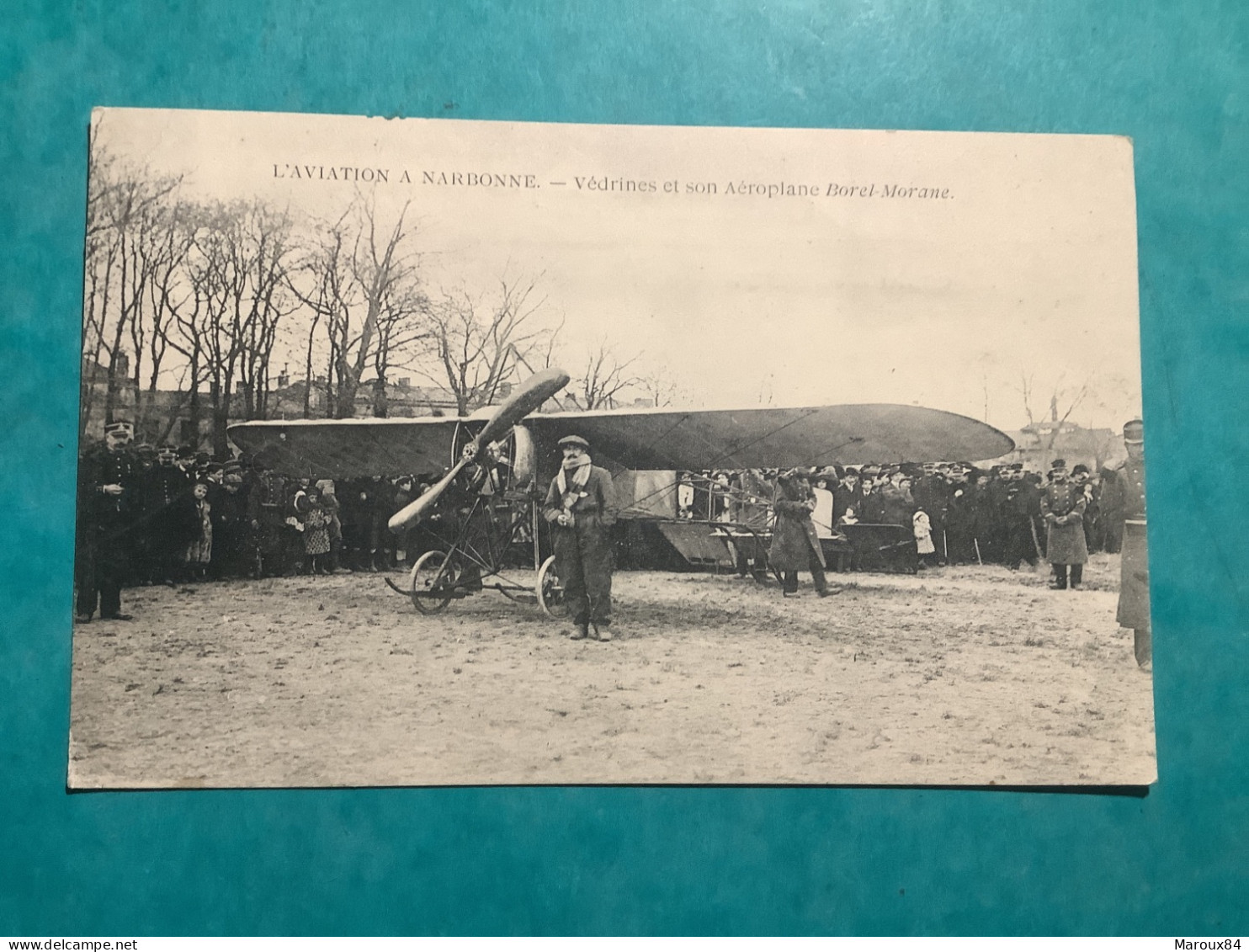 11/ L’aviation à Narbonne Vedrines Et Son Aéroplane Borel Morane - Narbonne