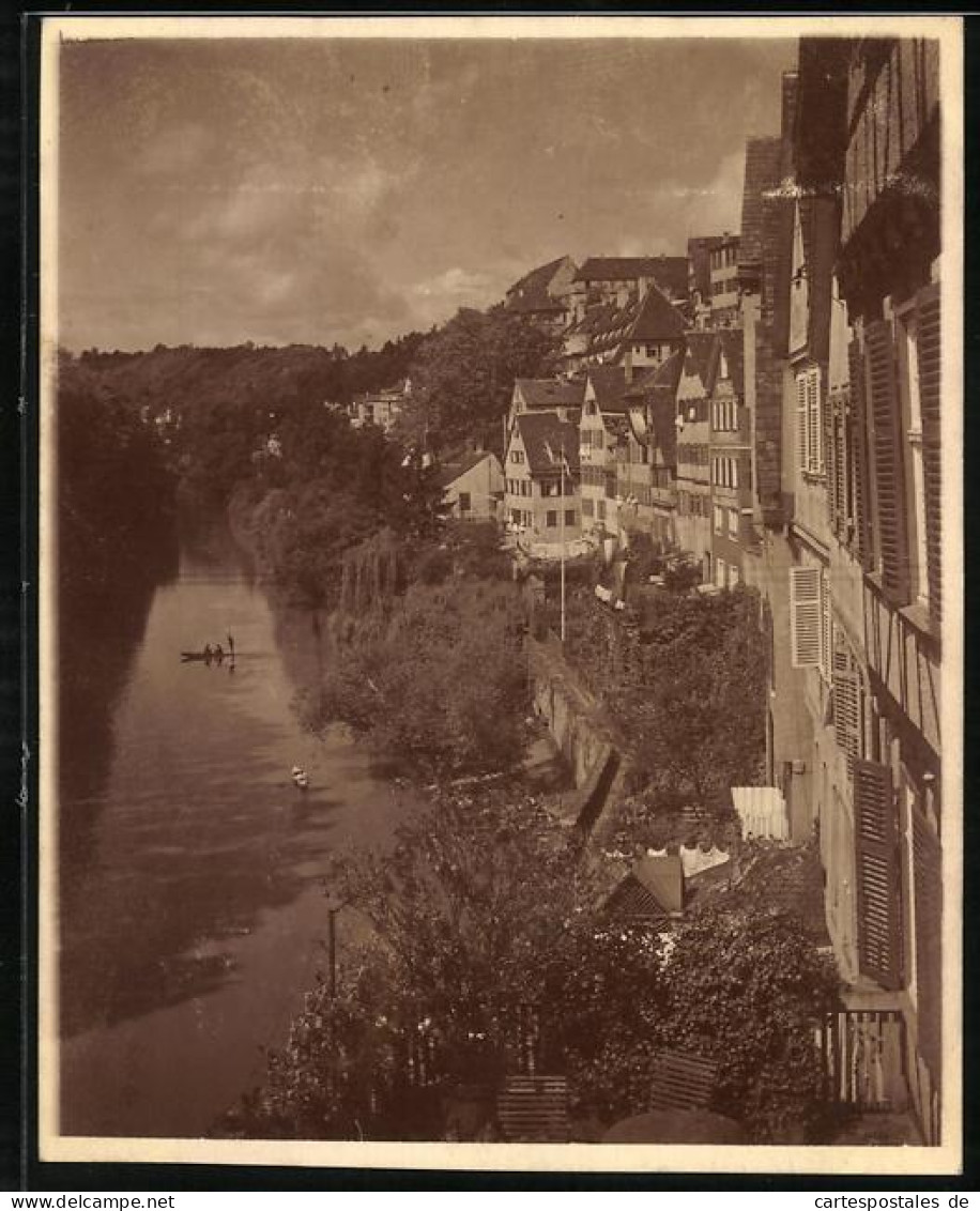 Fotografie Unbekannter Fotograf, Ansicht Tübingen, Aussicht Vom Erker In Der Pomona 1930  - Places