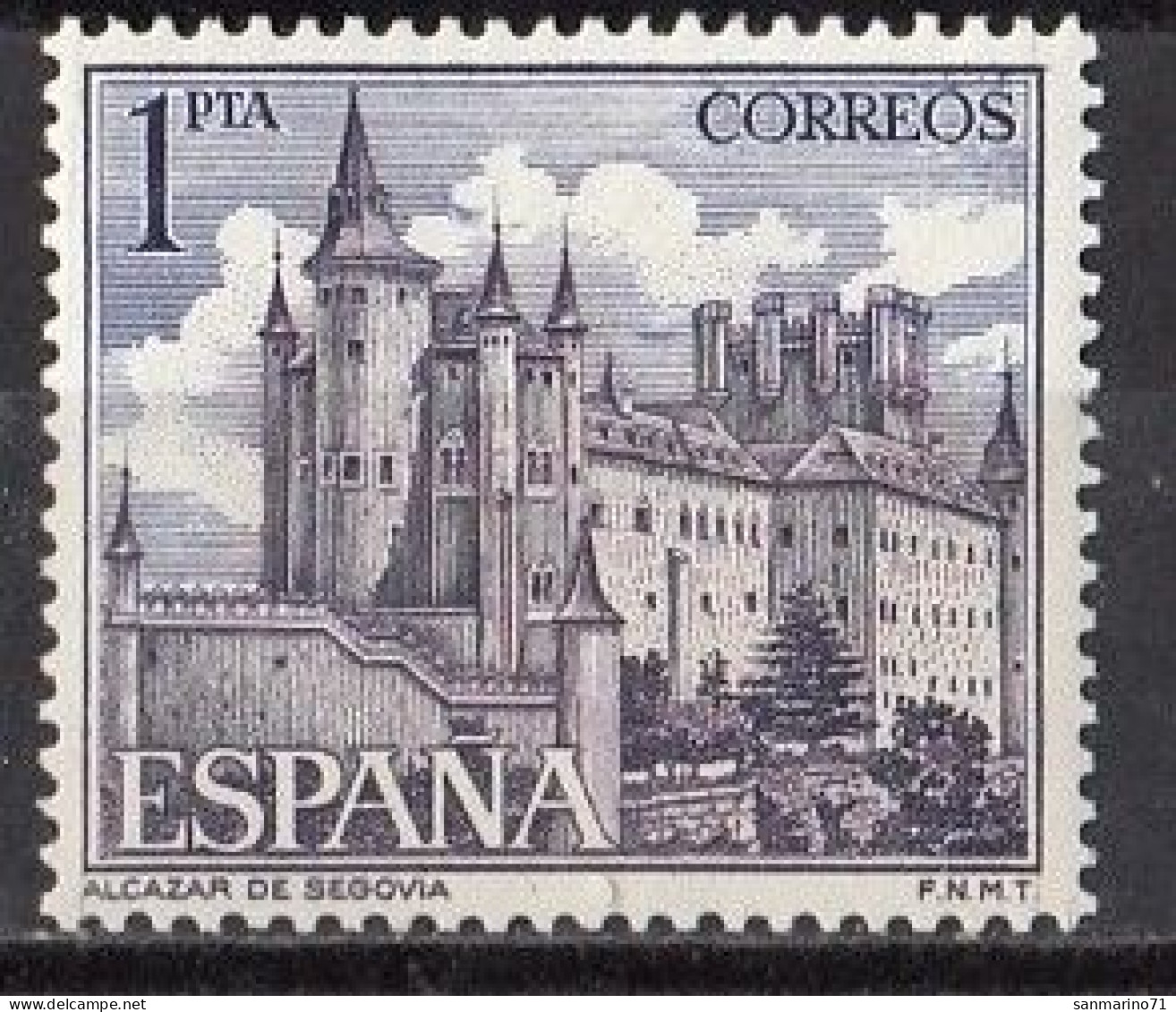 SPAIN 1436,unused - Castles