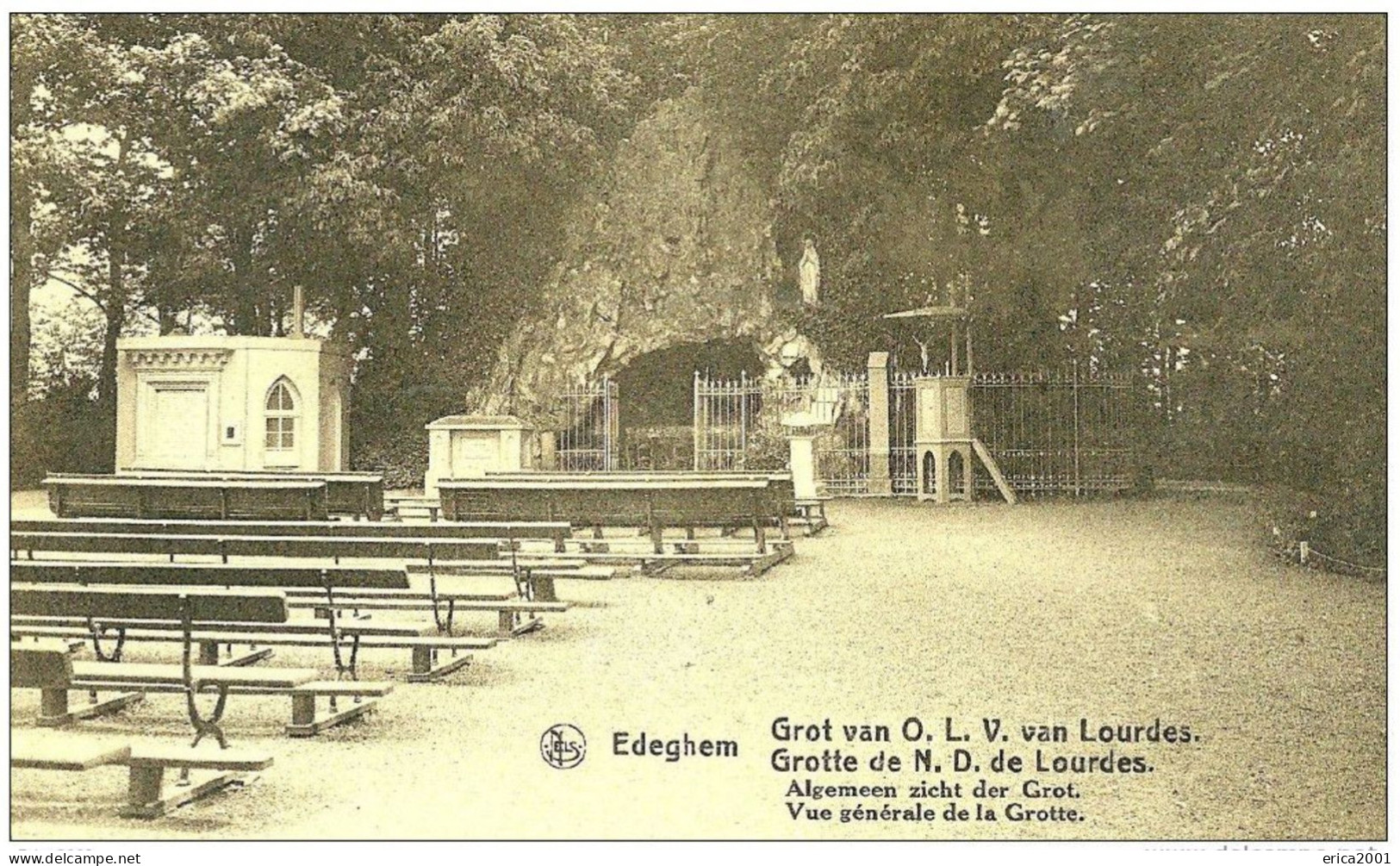 Edegem. La Grotte De Notre Dame De Lourdes à Edegem. - Edegem