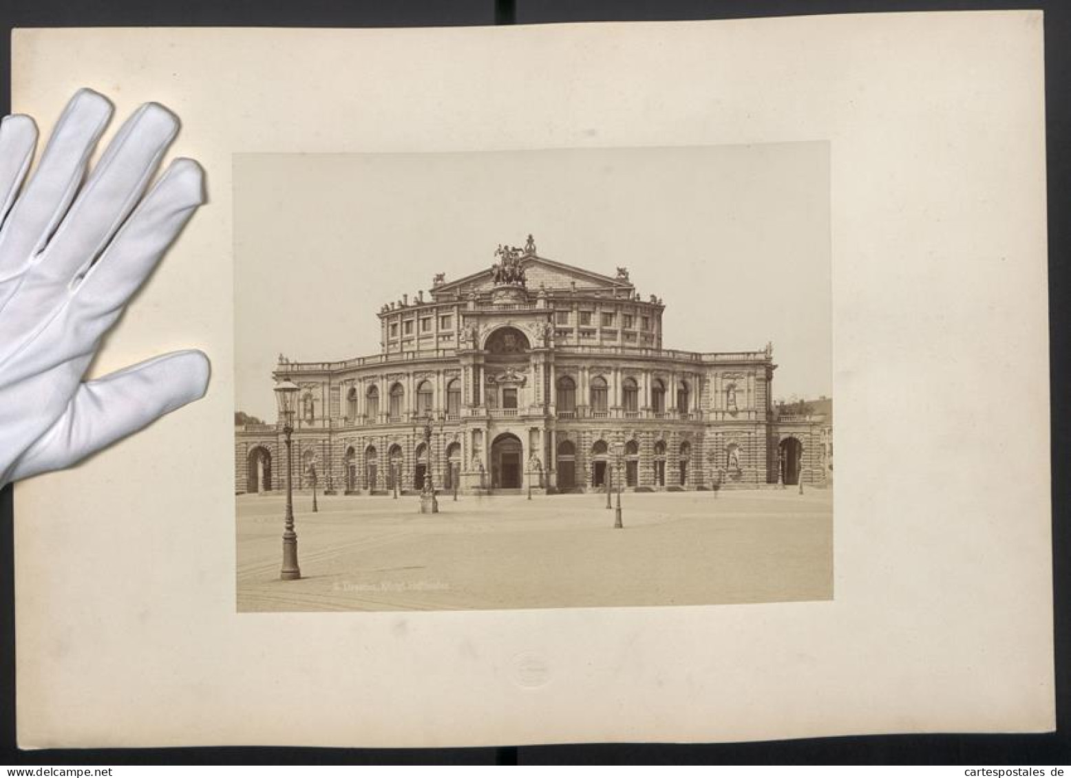Fotografie R. Tamme, Dresden, Ansicht Dresden, Blick Auf Die Königliche Hofoper / Semperoper  - Places