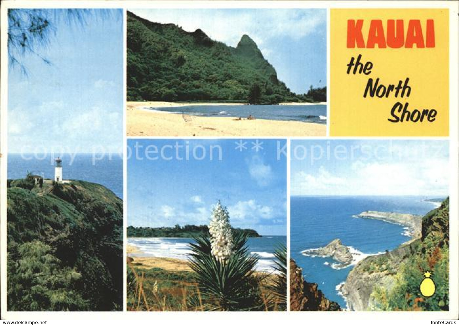 72369314 Hawaii_US-State Nordkueste Kauai Leuchtturm Strand  - Autres & Non Classés