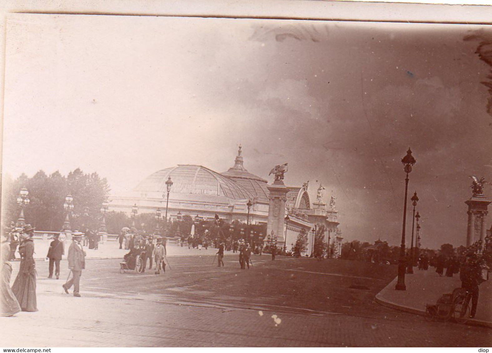 Photographie Photo Vintage Snapshot Paris Grand Palais - Places