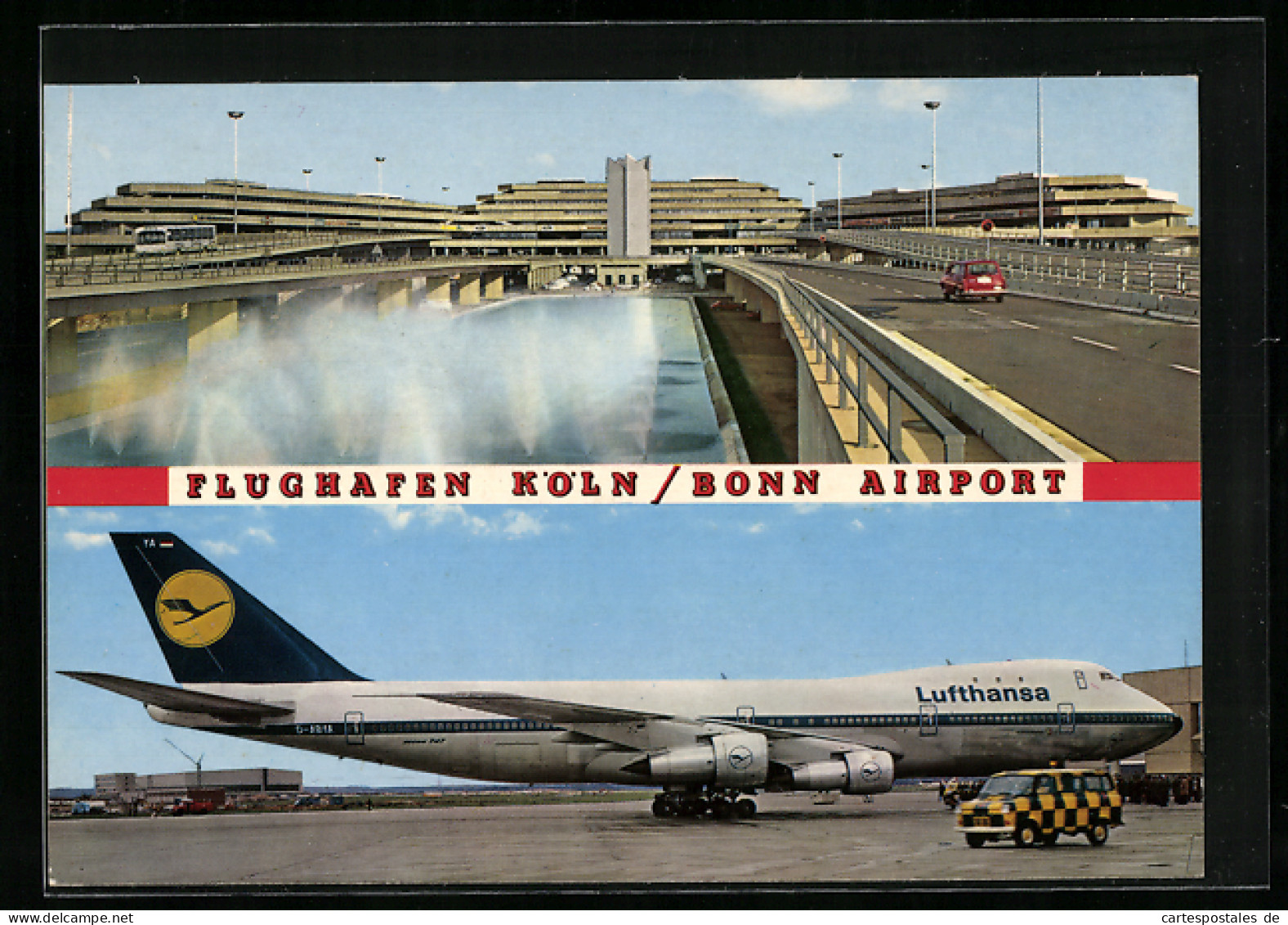 AK Köln / Bonn, Flughafen / Airport, Flugzeug Der Lufthansa  - Other & Unclassified