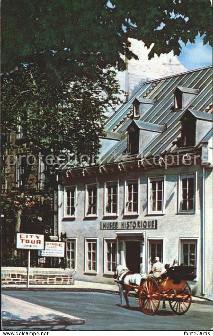 72368982 Quebec Musee Historique Museum Pferdekutsche Quebec - Non Classés