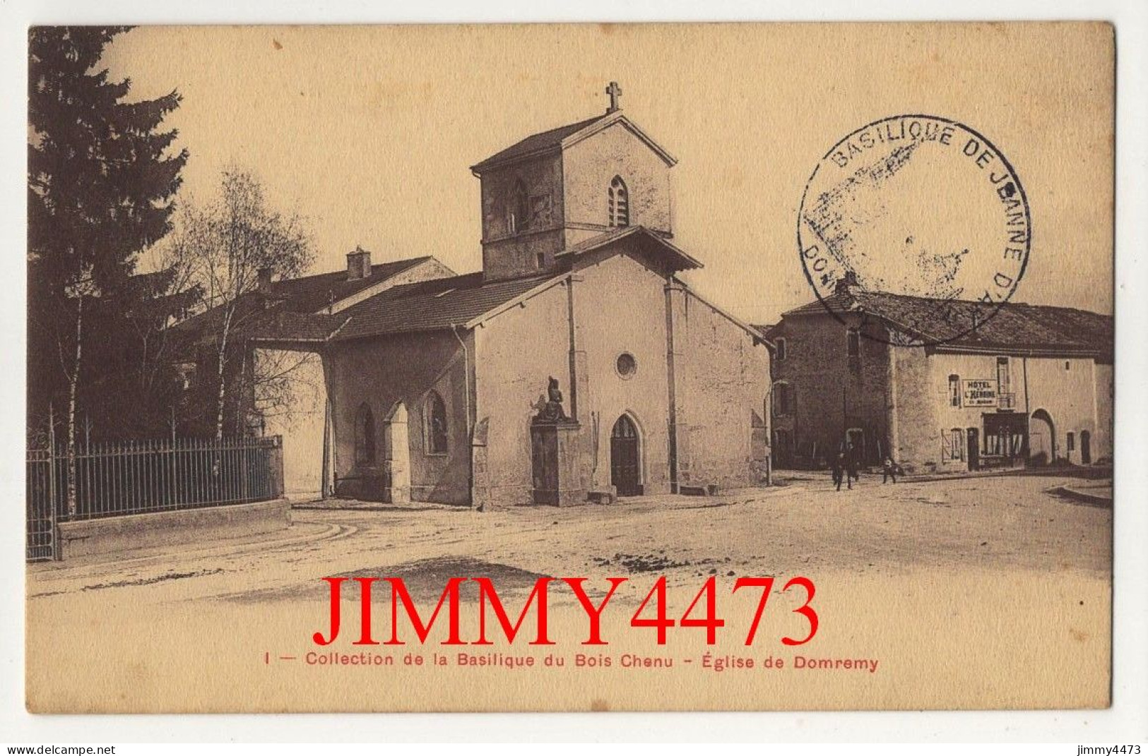 CPA - DOMREMY En 1913 - Eglise De Domrémy - Collection De La Basilique Du Bois Chenu - N° 1 - Domremy La Pucelle