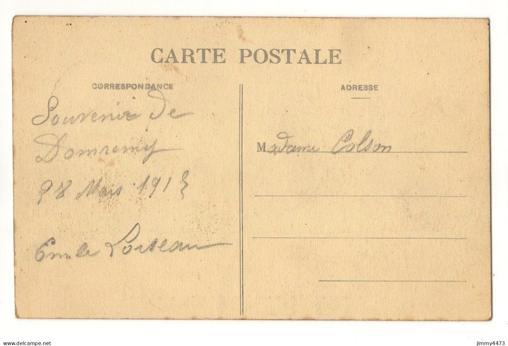 CPA - DOMREMY En 1913 - Eglise De Domrémy - Collection De La Basilique Du Bois Chenu - N° 1 - Domremy La Pucelle