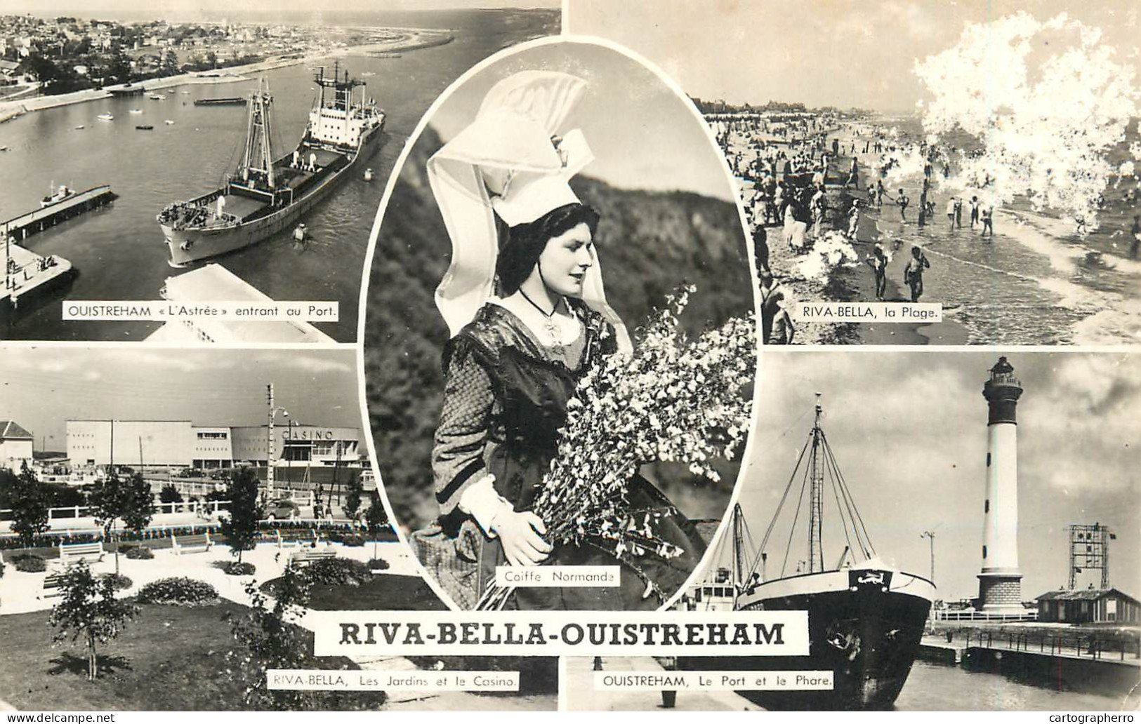 France Riva Bella Ouistreham Port Phare Plage Costume Traditionnel Multi View - Ouistreham