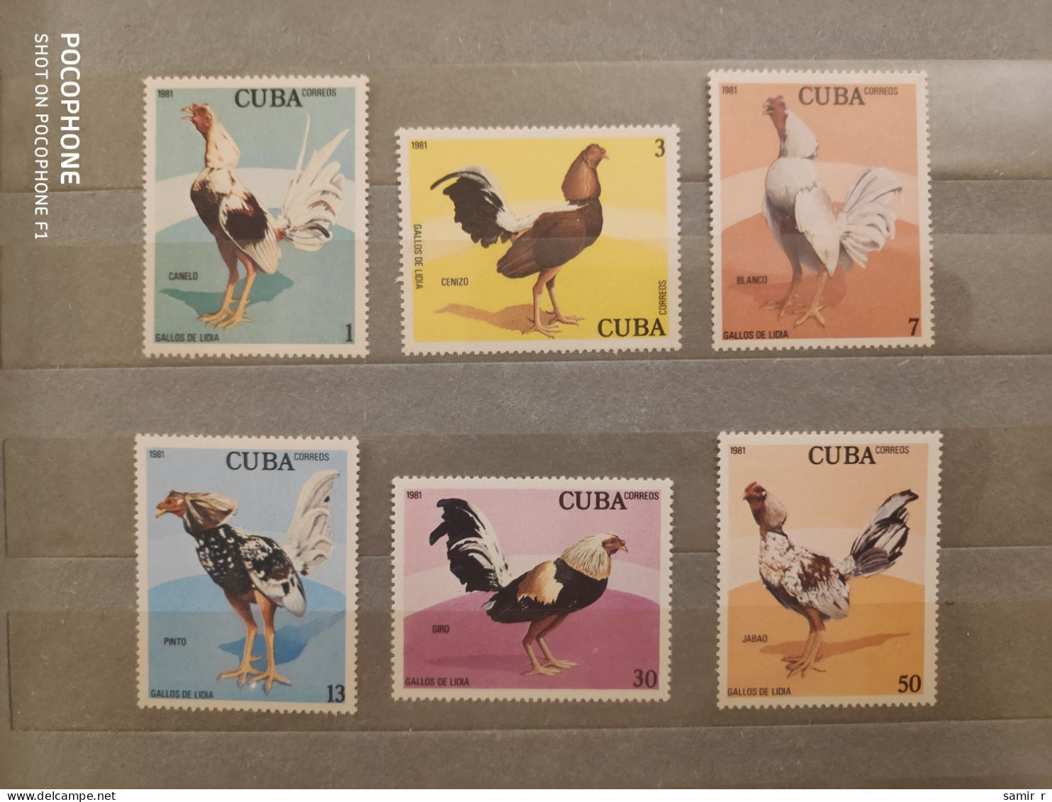 1981	Cuba	Birds  (F90) - Nuevos