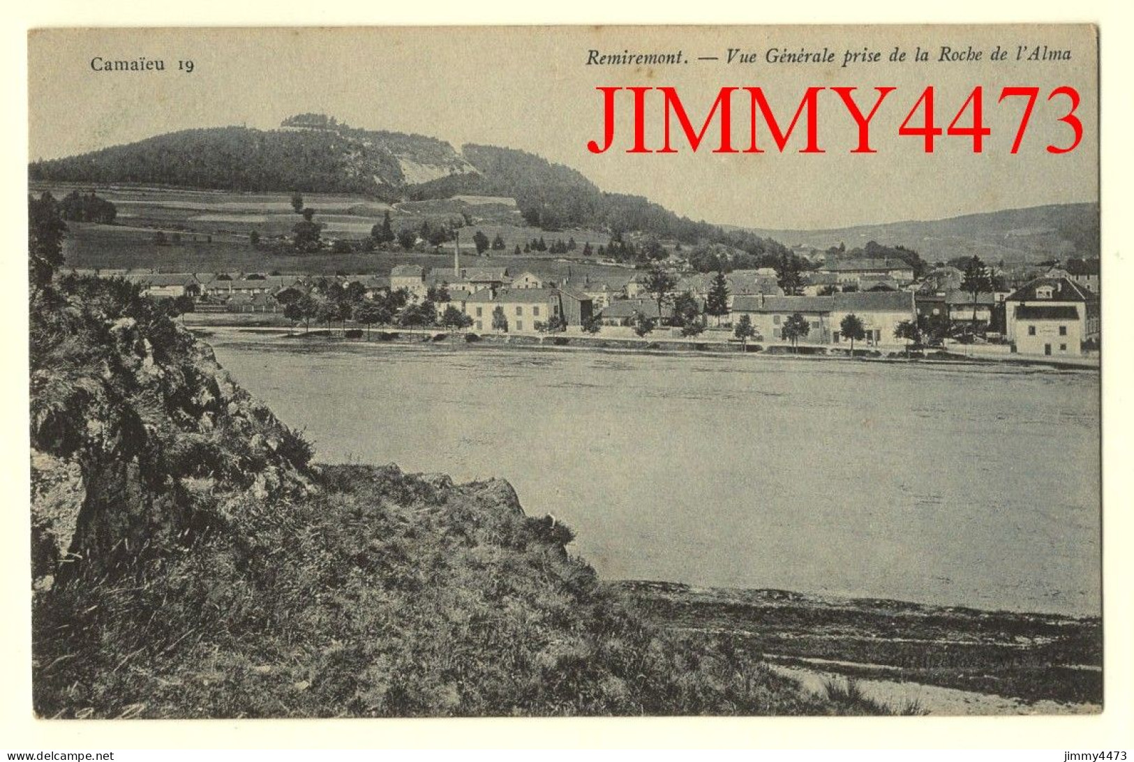 CPA - REMIREMONT - Vue Générale Prise De La Roche De L'Alma - N° 19 - Camaïeu - Remiremont