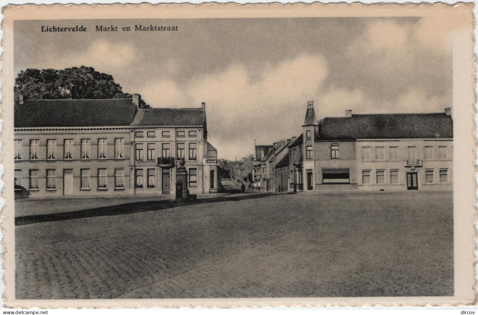 Lichtervelde - Markt En Marktstraat (Sintobin) (niet Gelopen Kaart) - Lichtervelde