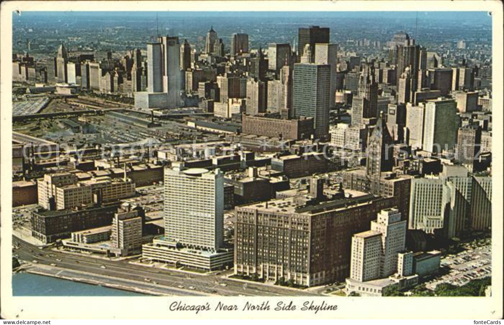 72356094 Chicago_Illinois Skyline Veterans Hospital Holiday Inn Lake Tower Motel - Autres & Non Classés