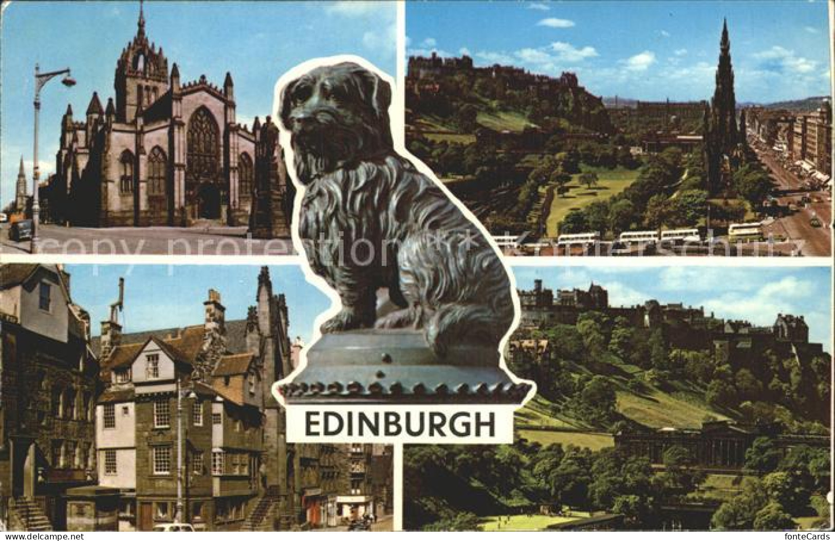 72355179 Edinburgh St. Giles Cathedral Princes Street Scott Monument John Knoxs  - Andere & Zonder Classificatie