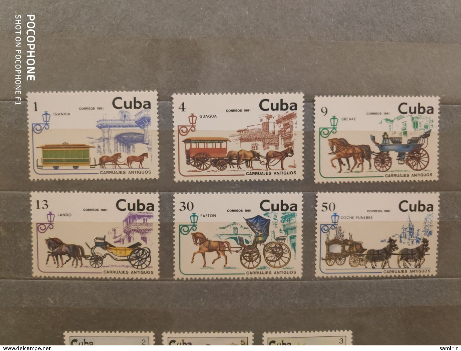 1981	Cuba	Horses   (F90) - Unused Stamps