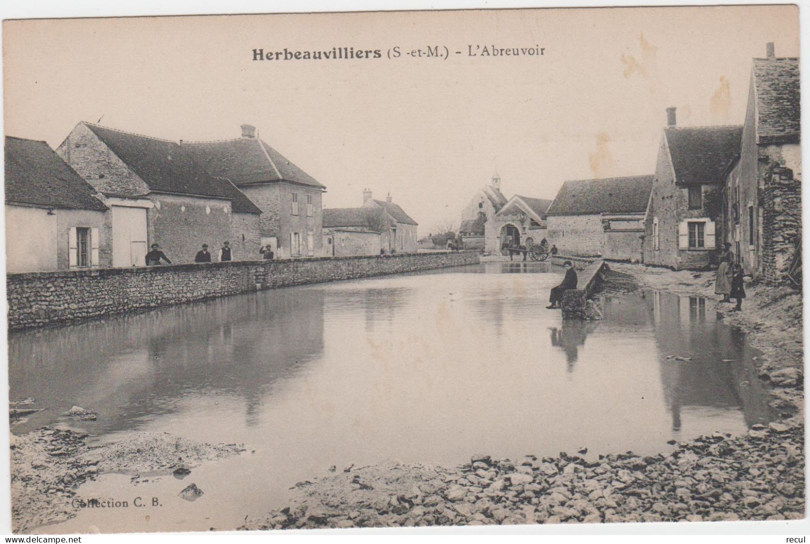 SEINE Et MARNE - HERBEAUVILLIERS - L'Abreuvoir - Brie Comte Robert