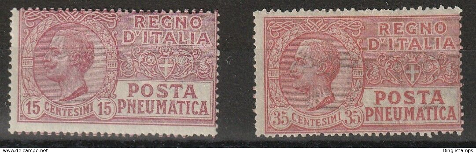 ITALY - 1927, Pneumatic Post - Mint/hinged