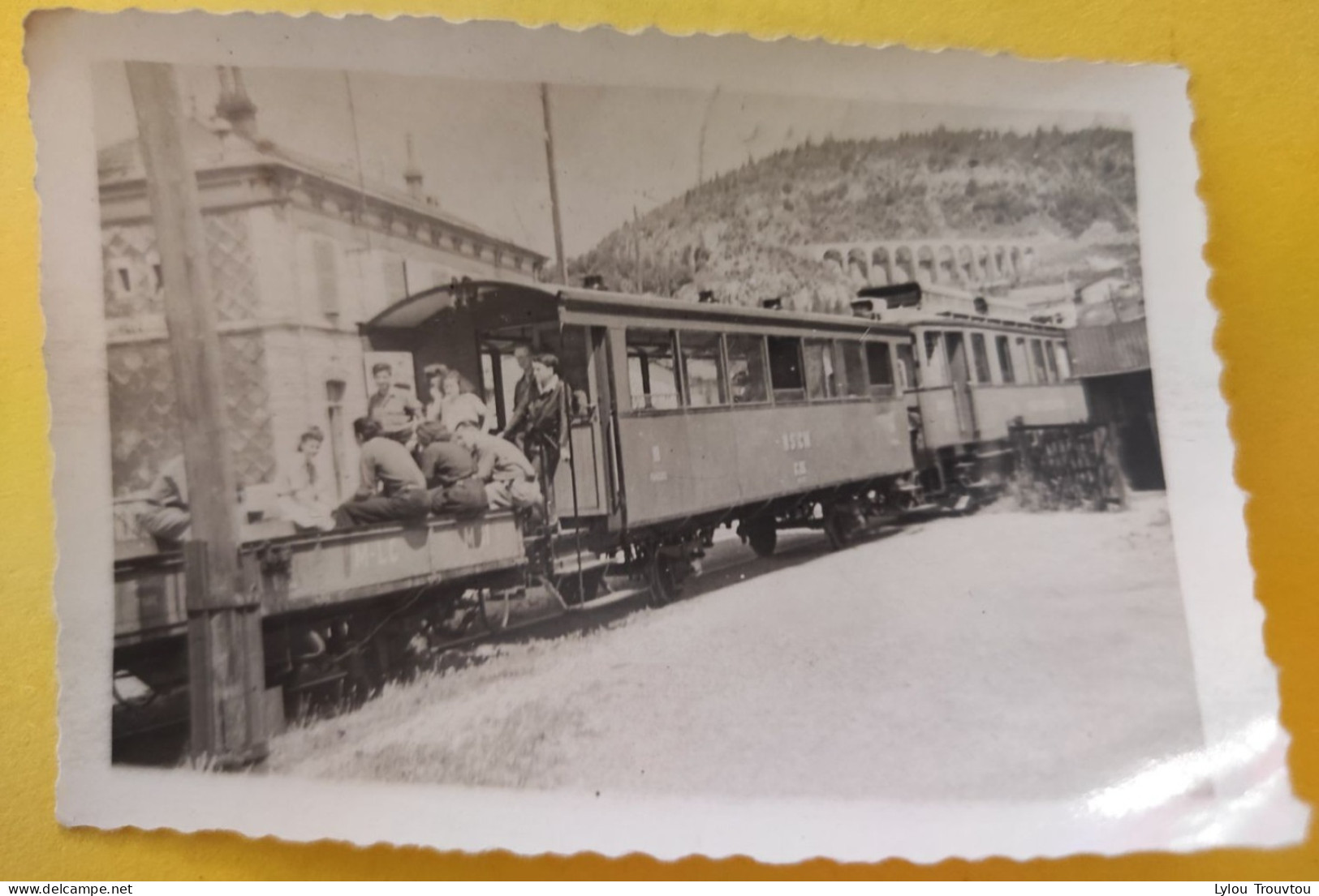 Photo 9x6 Cm - USCM ? Union Sportive Des Cheminots Marocains ? Chemins De Fer / Chemin - Trains