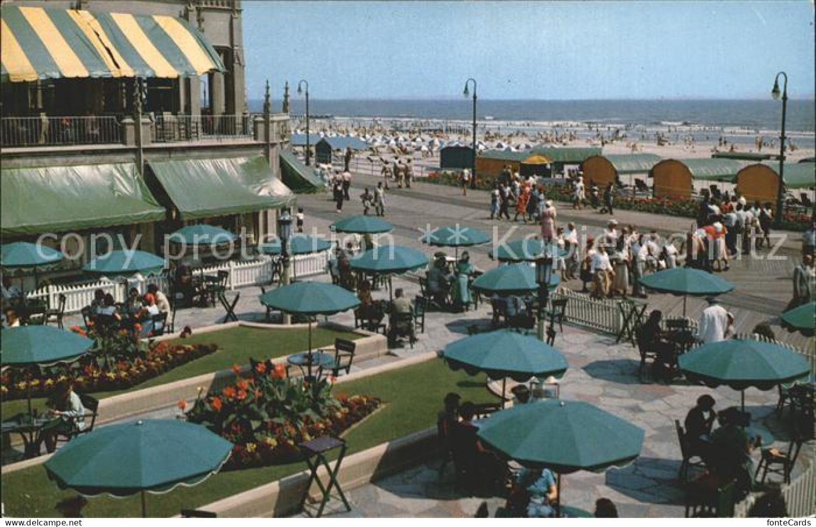 72348999 Atlantic_City_New_Jersey Dennis Hotel Terrace - Andere & Zonder Classificatie