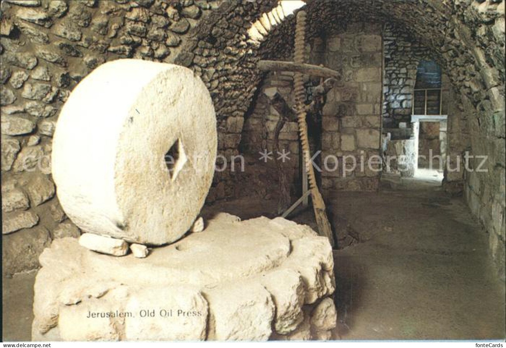 72346485 Jerusalem Yerushalayim Old Oil Press  - Israël