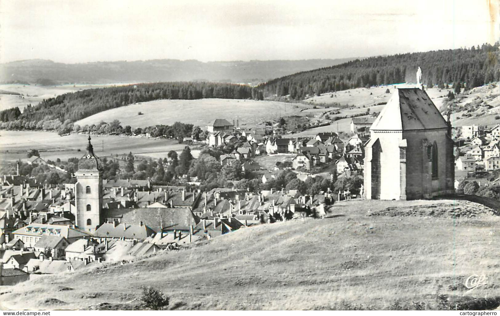 France Pontarlier Vue Generale Et N-D De L'Esperance - Pontarlier