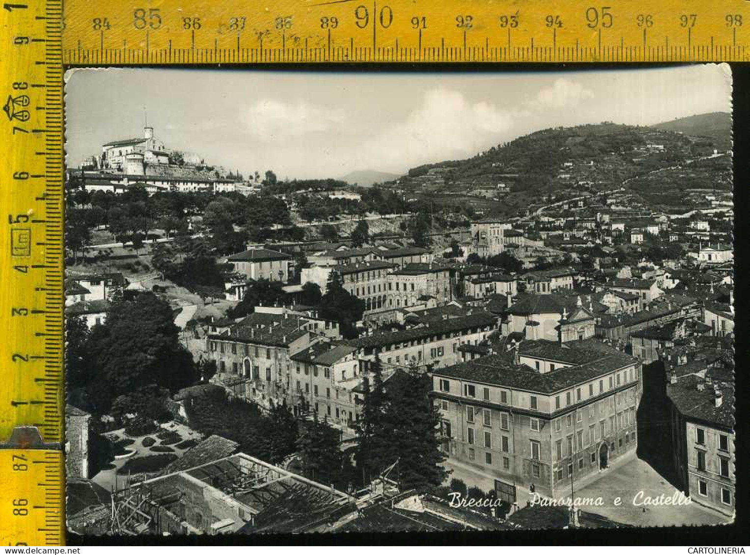 Brescia Città Panorama E Castello  - Brescia