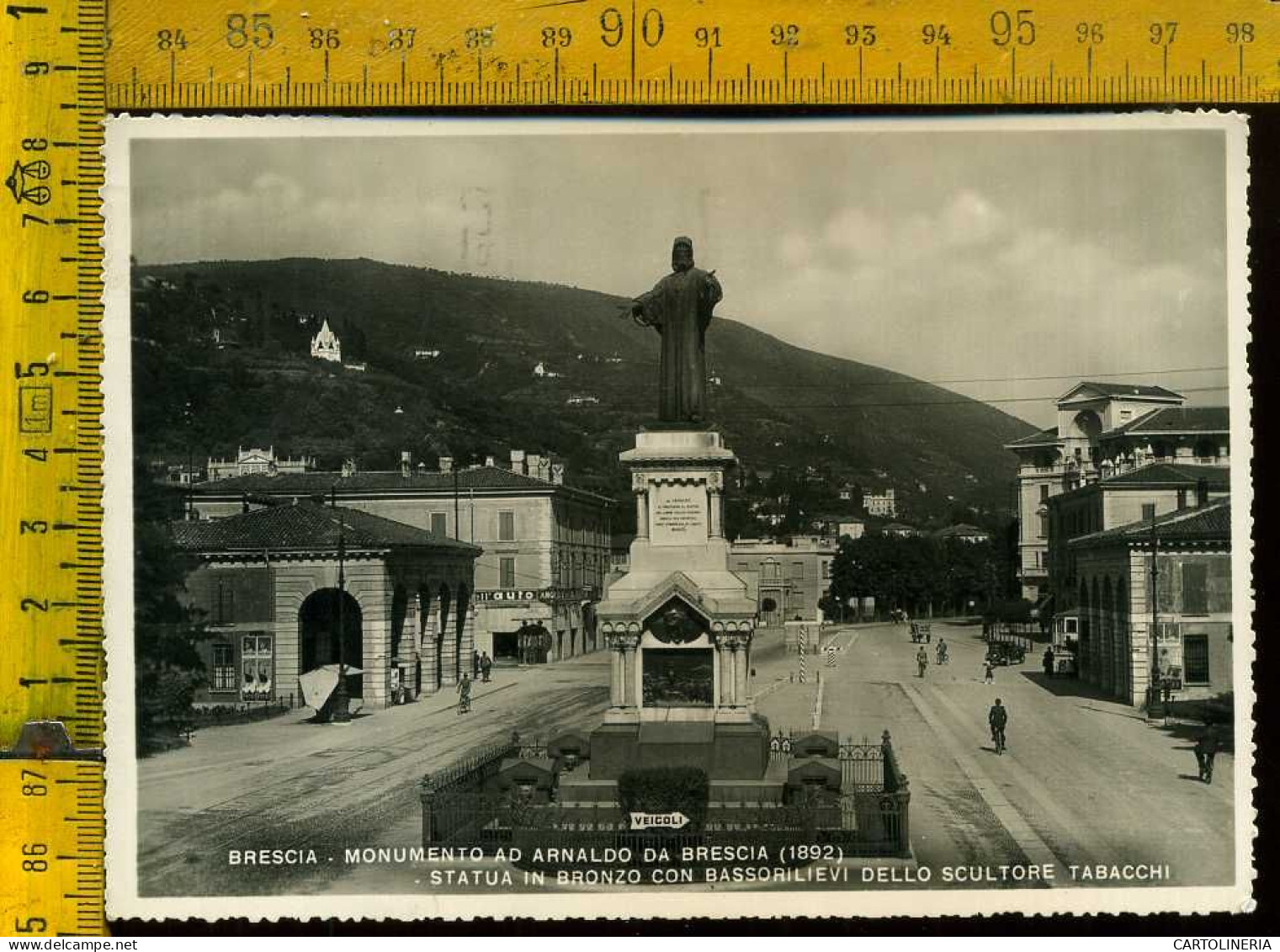 Brescia Città Monumento Ad Arnaldo Da Brescia 1892 - Brescia