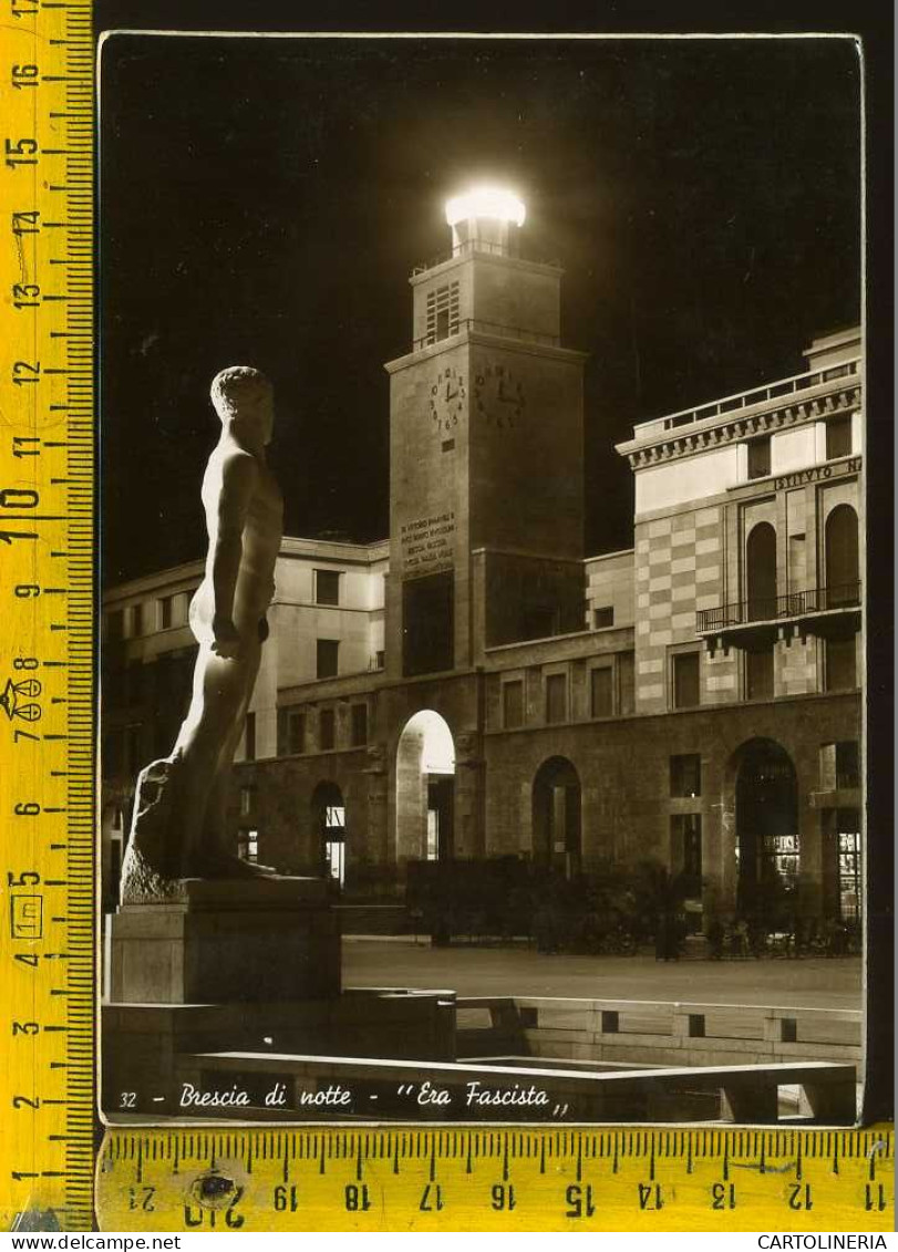 Brescia Città Notturno - Era Fascista  - Brescia