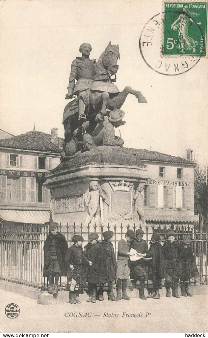 COGNAC : STATUE DE FRANCOIS 1ER - Cognac