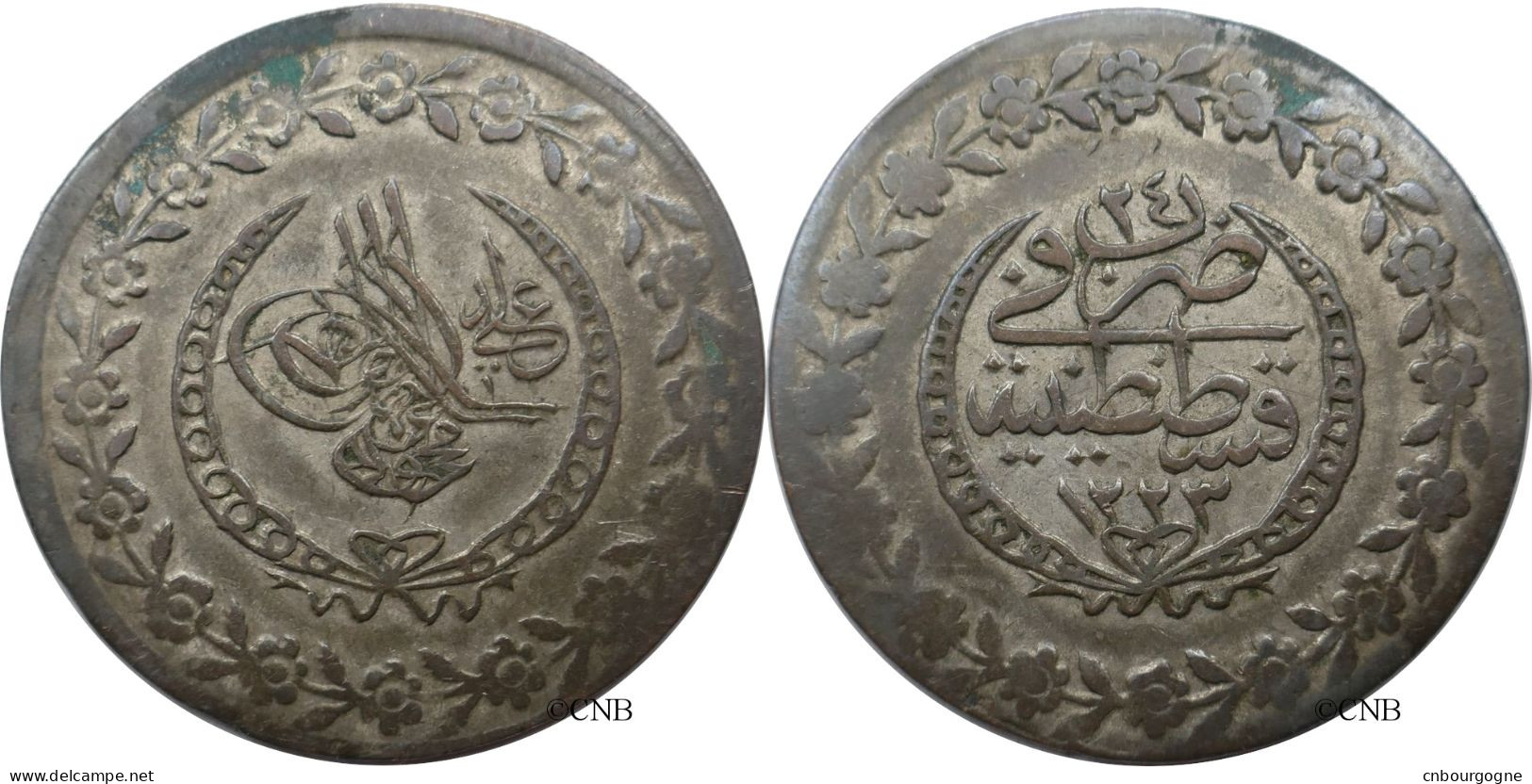 Empire Ottoman - Mahmoud II - 2 1/2 Kurus AH1223/24 (1831) - TB+/VF35 - Mon5576 - Turchia