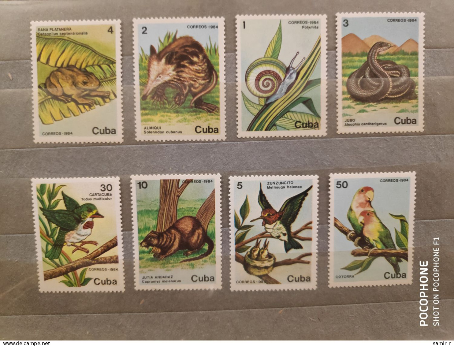 1984	Cuba	Animals    (F90) - Nuovi