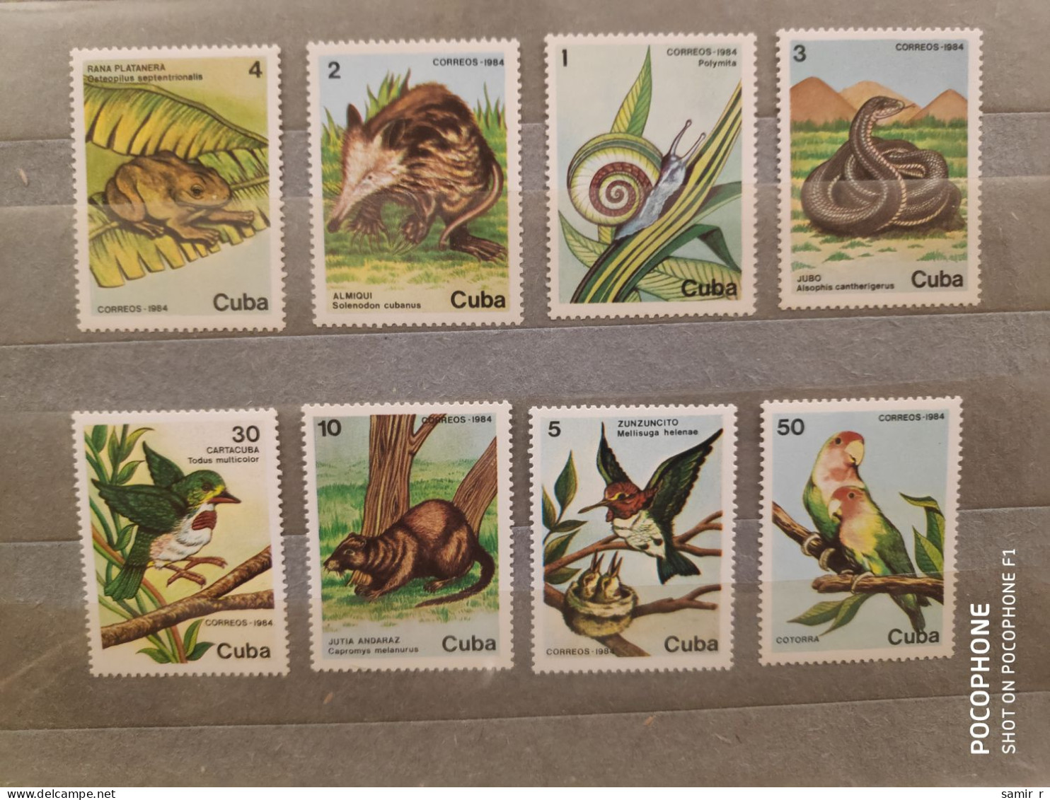 1984	Cuba	Animals    (F90) - Unused Stamps