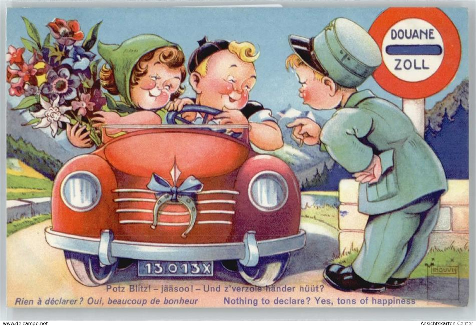 50578705 - Serie  Minouvis No.99, Auto Zoellner - Humor