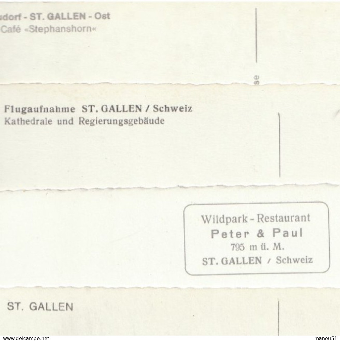 Suisse - ST GALLEN - Lot De 17 CPSM - Saint-Gall