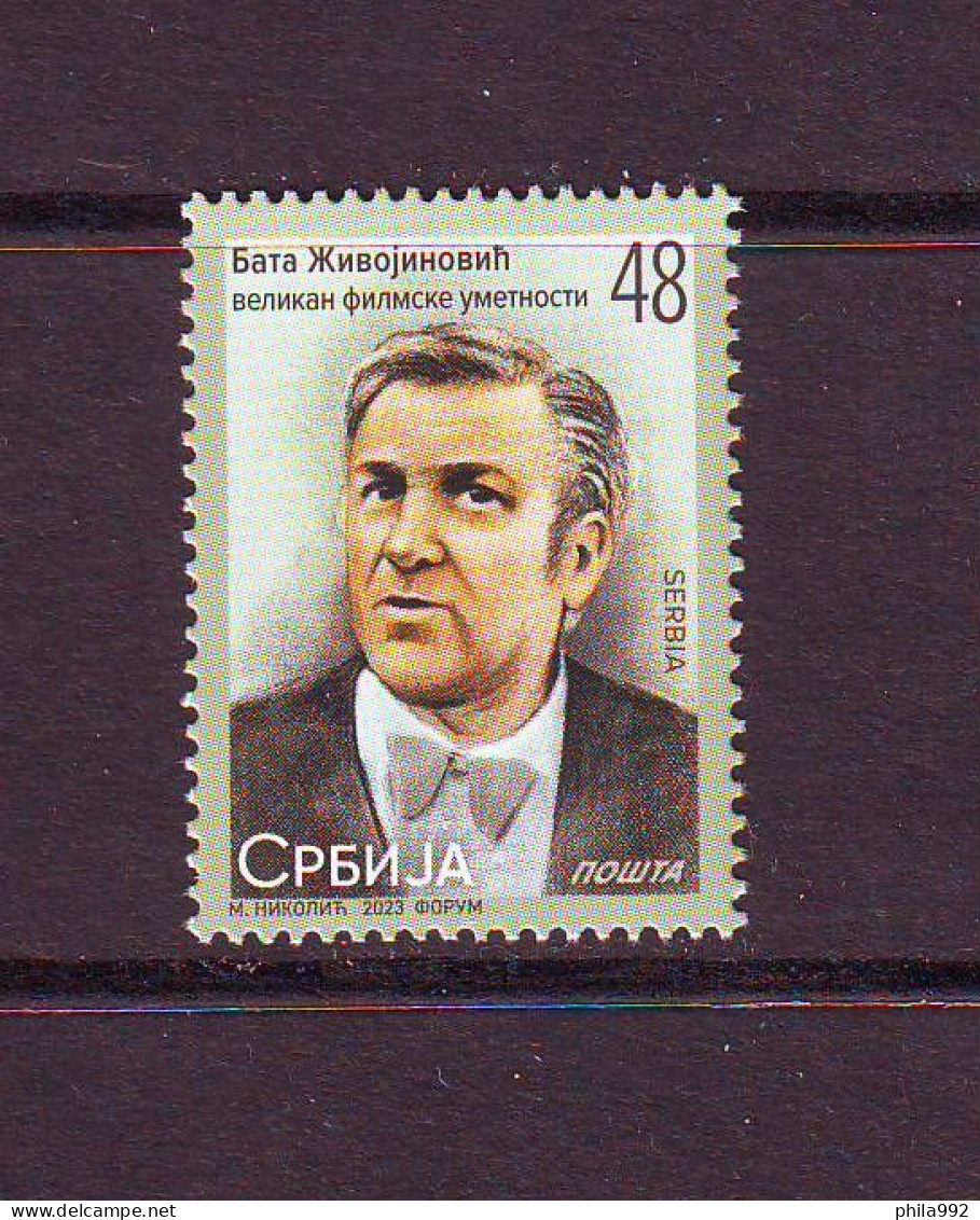 Serbia 2023 ACTOR FILM BATA ŽIVOJINOVIĆ MNH - Serbia