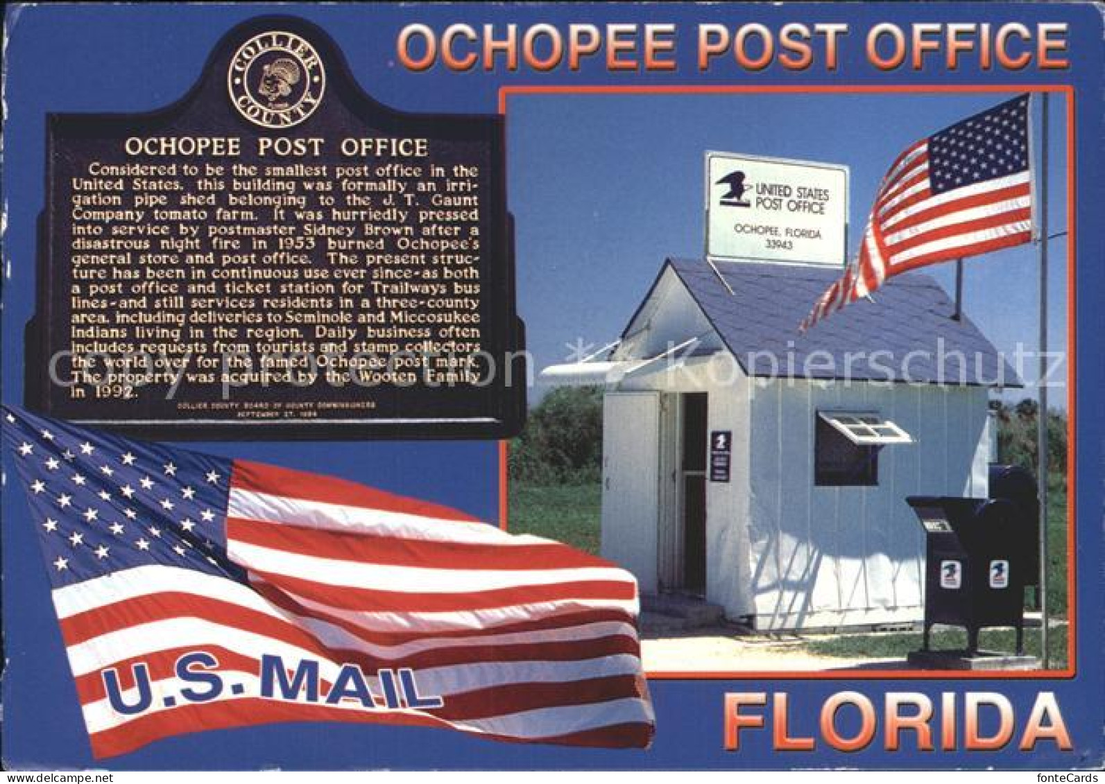 72331942 Ochopee Post Office - Autres & Non Classés