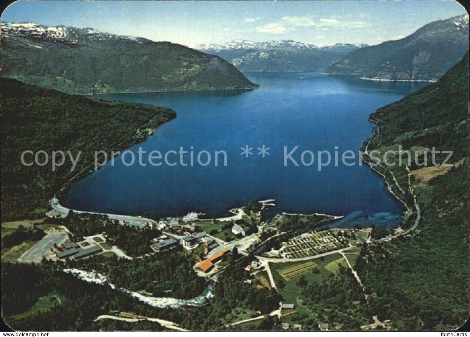 72330583 Hardangerfjord Fliegeraufnahme  - Norvège