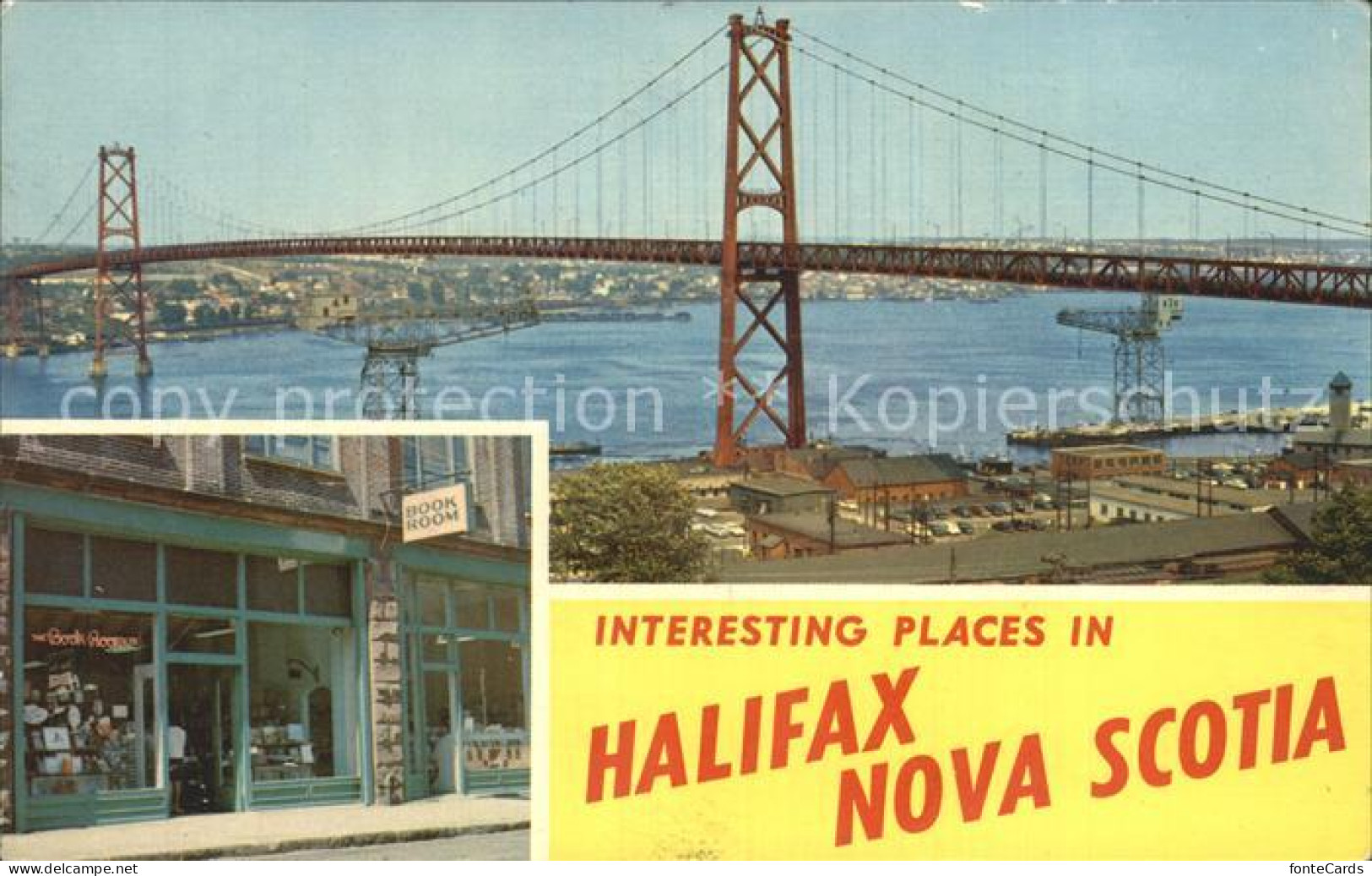 72330431 Halifax Nova Scotia Bridge And Book Room Halifax Nova Scotia - Non Classés