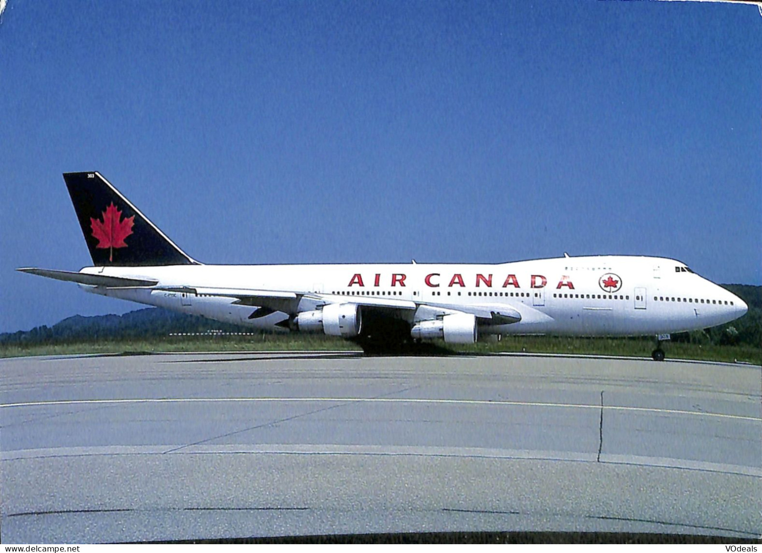 Belgique - Transports - Aviation - Avions - Air Canada - Boeing 747-133 - C-FTOC - 1946-....: Ere Moderne