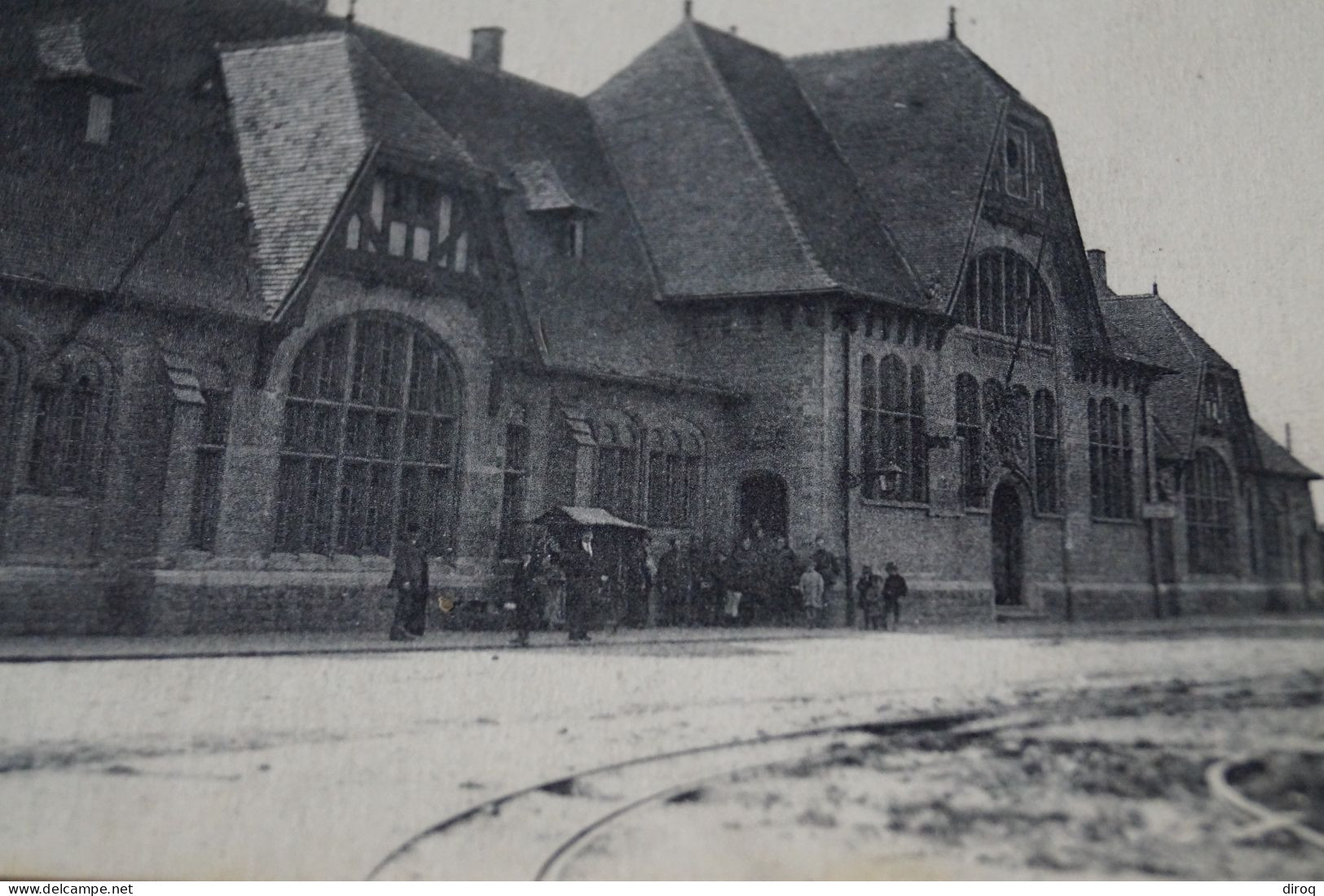 Adinkerke , La Gare ,très Belle Carte Ancienne - De Panne