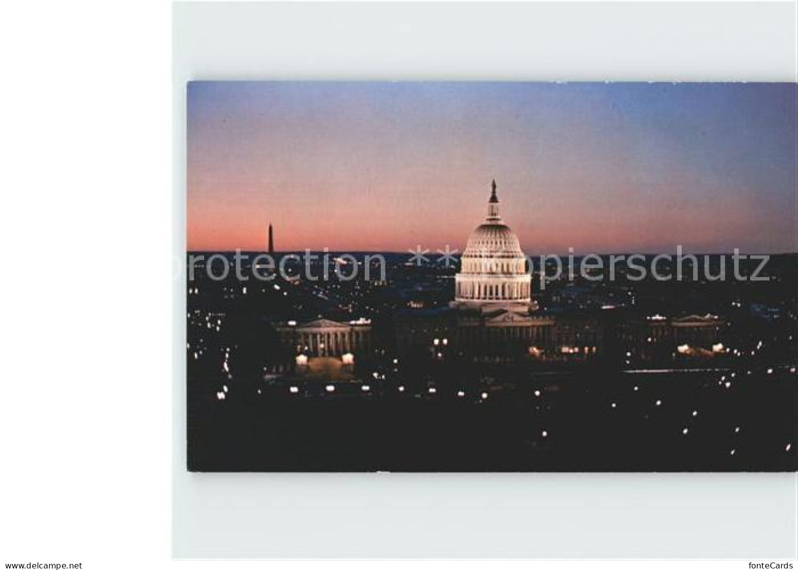 72329260 Washington DC Capitol At Night  - Washington DC