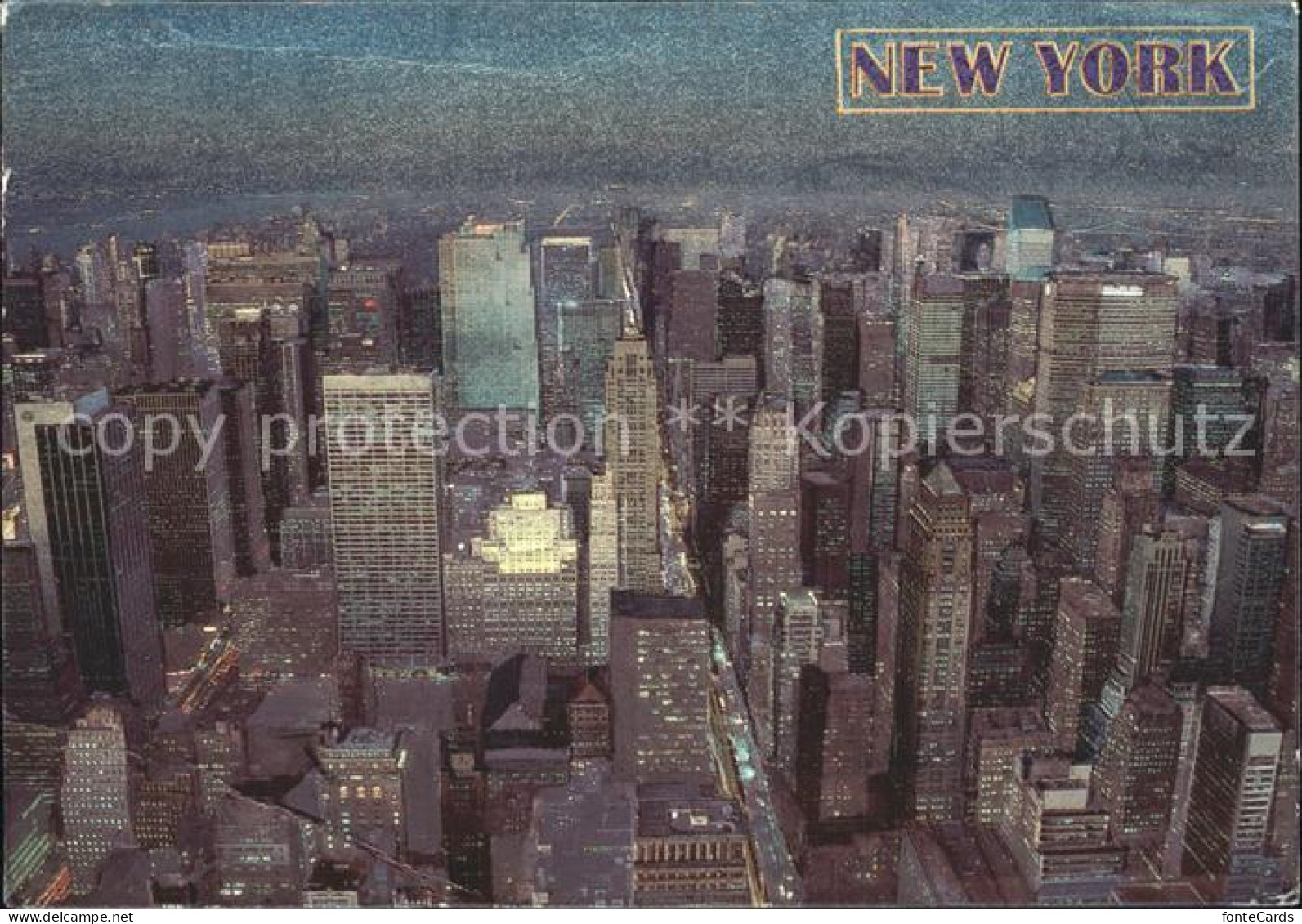 72327910 New_York_City Fliegeraufnahme Skyline - Altri & Non Classificati