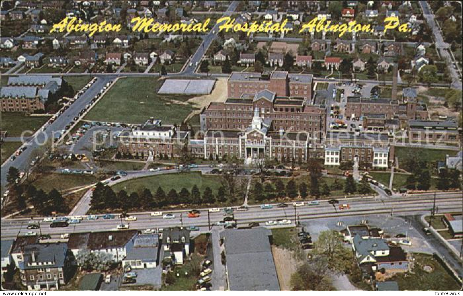 72323532 Abington Pennsylvania Memorial Hospital Fliegeraufnahme Abington Pennsy - Andere & Zonder Classificatie