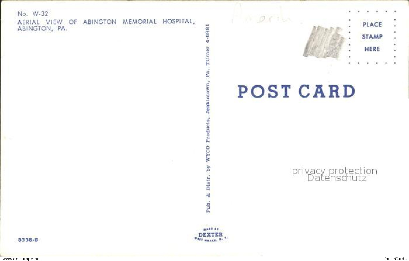 72323532 Abington Pennsylvania Memorial Hospital Fliegeraufnahme Abington Pennsy - Other & Unclassified