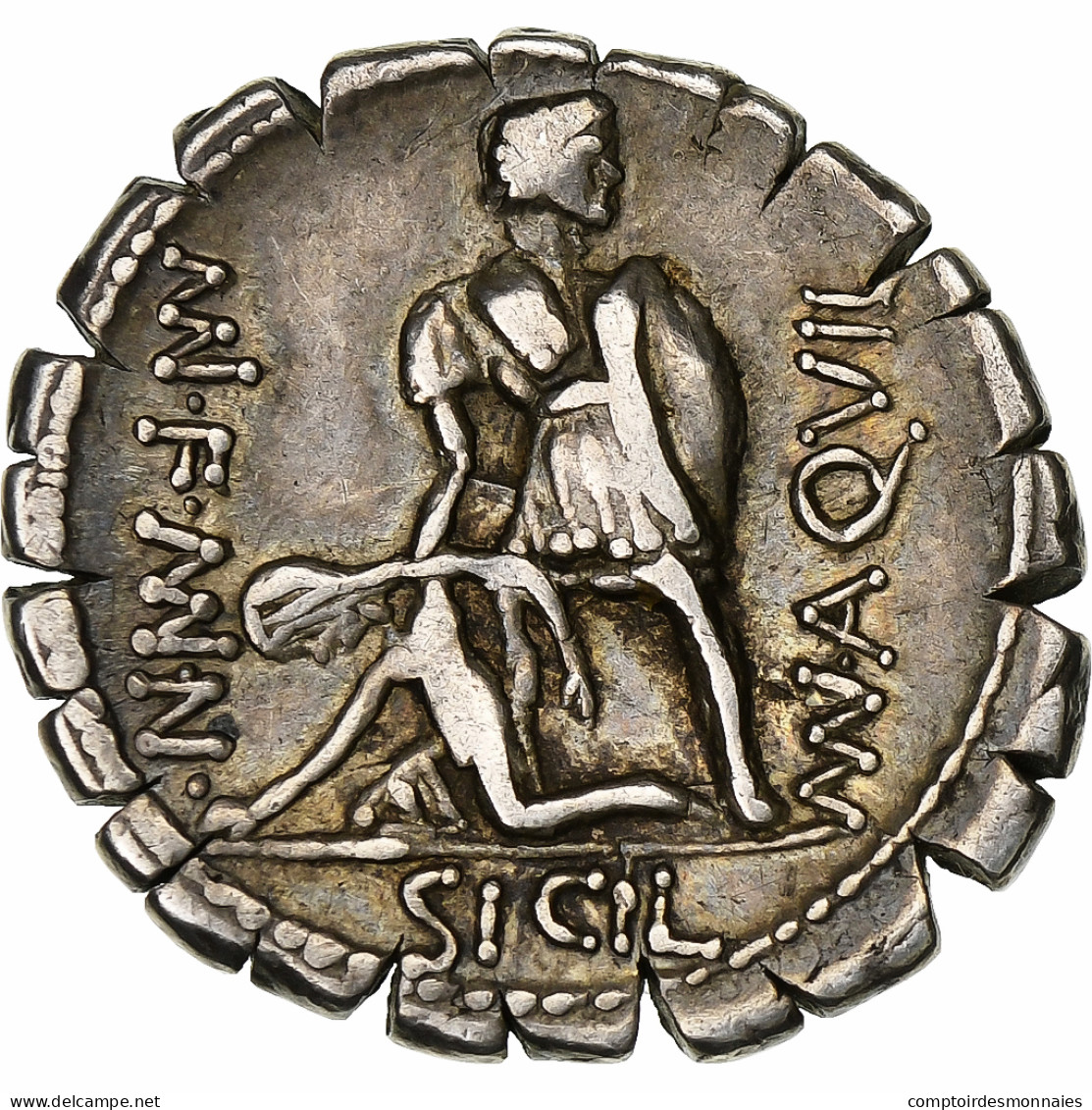 Aquillia, Denier Serratus, 65 BC, Rome, Argent, TTB, Crawford:401/1 - Repubblica (-280 / -27)