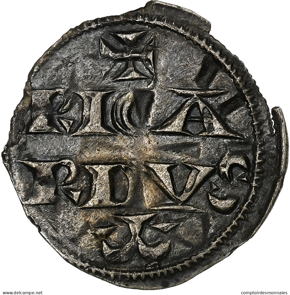 Duché D'Aquitaine, Richard Cœur De Lion, Denier, 1169-1189, Bordeaux, Billon - Autres & Non Classés