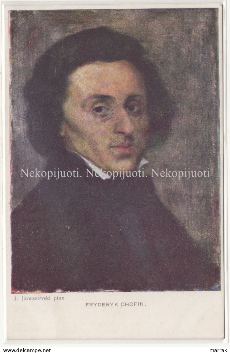 Frederyk Chopin, 1910' Postcard - Polonia