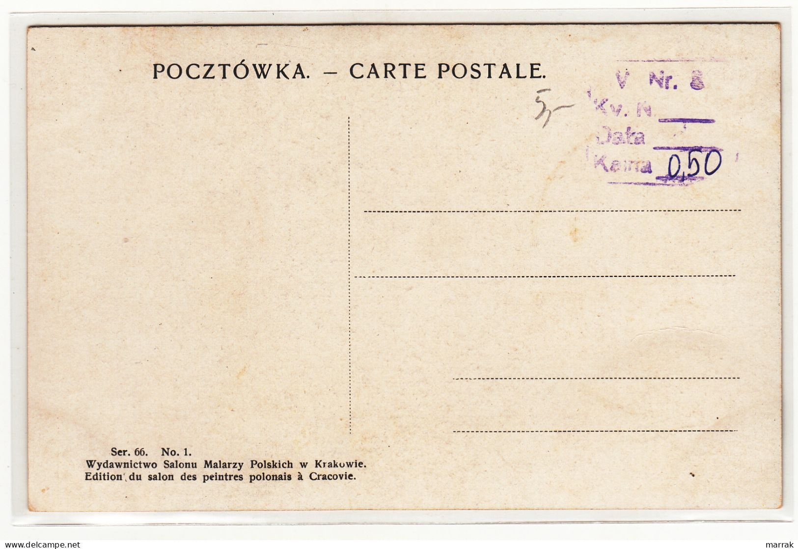 Adam Mickiewicz, 1910' Postcard - Polonia